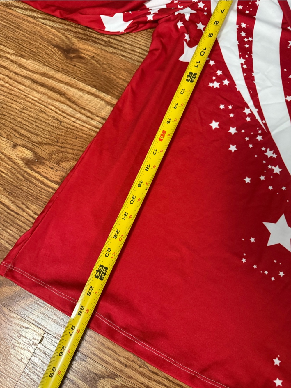 🆕 ShallWe American Independence Day patriotic v-neck long sleeve top size XL - Picture 8 of 10